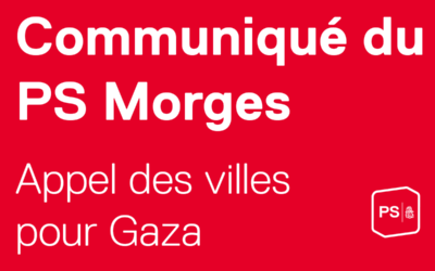 Communiqué – La Municipalité de Morges refuse de signer l’appel des villes pour Gaza